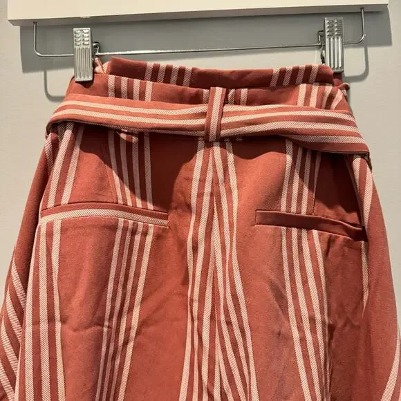 Torrid Womens Beachy Pink/Red Striped Shorts | Size 16 - Picture 3 of 9